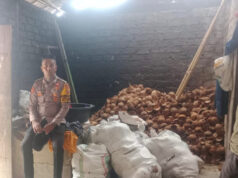 Dorong peningkatan kualitas dan produksi Kopra, Bhabinkamtibmas Waturu sambangi Warga