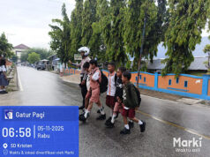 Optimalkan pengaturan di pagi hari, Sat Lantas Polres Kepulauan Tanimbar jamin kelancaran arus lalin