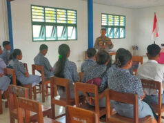 Sambangi SMAN 15, Kapolsek Nirunmas sosialisasikan penerimaan Anggota Polri