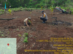 Perkuat sinergi untuk Ketahanan Pangan Daerah, Bhabinkamtibmas Nurkat sambangi Warga Petani