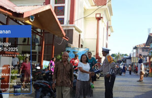 Pastikan kelancaran dan keamanan, Sat Lantas Polres Kepulauan Tanimbar optimalkan pengamanan Ibadah Minggu