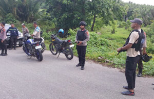 Redam ketegangan sosial, Jajaran Polres Kepulauan Tanimbar amankan perbatasan dua Desa yang memanas