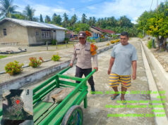 Jaga kedekatan, Bhabinkamtibmas Abat sambangi Warga dan sampaikan pesan Kamtibmas