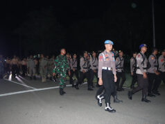 Wujud sinergitas TNI-Polri, Polres Kepulauan Tanimbar ikut serta dalam Peleton Beranting Yudha Wastu Pramuka Jaya