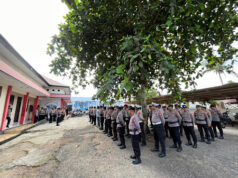 Hari pertama Operasi Lilin Salawaku 2025, Personel gabungan Polres Kepulauan Tanimbar tempati Pos
