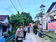 Polres Kepulauan Tanimbar pastikan Ibadah Malam Natal dan Hari Raya Natal berlangsung kondusif