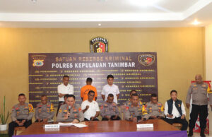 Kapolres Kepulauan Tanimbar pimpin Press Release akhir Tahun 2025, sampaikan capaian dan evaluasi situasi Kamtibmas