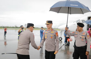 Tiba di Bumi Duan Lolat, Kapolda Maluku disambut Kapolres Kepulauan Tanimbar bersama Forkopimda