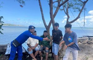 Pererat kemitraan dengan Masyarakat Maritim, Sat Polair Polres Kepulauan Tanimbar sambangi Warga pesisir