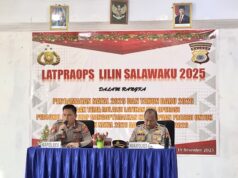 Polres Kepulauan Tanimbar pastikan kesiapan pengamanan Nataru lewat Latpraops Lilin Salawaku 2025