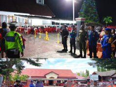 Polres Kepulauan Tanimbar pastikan Ibadah Tahun baru 2026 di sejumlah Gereja berjalan kondusif