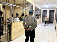 Antisipasi jam rawan, Sipropam Polres Kepulauan Tanimbar cek ketat Ruang Tahanan usai serah terima jaga