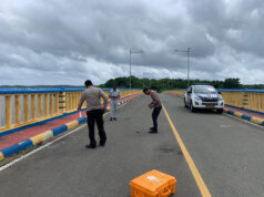 Sat Lantas Polres Kepulauan Tanimbar gelar olah TKP kecelakaan maut, akibat balap liar