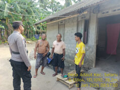 Cuaca ekstrem melanda, Bhabinkamtibmas Adaut II turun ke Desa binaan Imbau Warga tingkatkan kewaspadaan