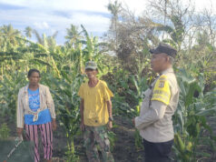 Bhabinkamtibmas Lorwembun kawal program Ketahanan Pangan lewat giat sambang