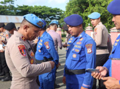 Tingkatkan disiplin Anggota, Sipropam Polres Kepulauan Tanimbar gelar Gaktibplin