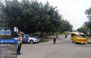 Unit Turjawali Sat Lantas Polres Kepulauan Tanimbar gencarkan Patroli dan pengaturan, ciptakan Kamseltibcar Lantas