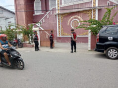 Perkuat keamanan Sholat Jumat berjamaah, Sat Samapta Polres Kepulauan Tanimbar gelar patroli di sejumlah Masjid