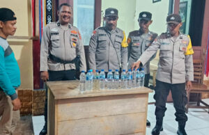 Jaga kondusifitas Wilayah Seira, Polsek Wermaktian gelar patroli KRYD dan razia miras ilegal