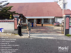 Sat Lantas Polres Kepulauan Tanimbar hadirkan rasa aman lewat pengaturan dan pengamanan Ibadah Minggu