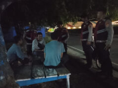 Intensifkan patroli dialogis, Sat Samapta Polres Kepulauan Tanimbar jaga kondusifitas Wilayah di malam hari