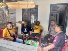 Perkuat keamanan Desa, Bhabinkamtibmas Lermatang sambangi Warga dari rumah ke rumah