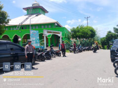 Hadirkan rasa aman, Sat Lantas Polres Kepulauan Tanimbar intensifkan pengamanan dan pengaturan saat Sholat Jumat