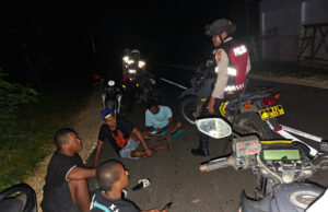 Jaga kondusifitas pada malam hingga subuh, Sat Samapta Polres Tanimbar gencar lakukan patroli dialogis