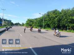 Pastikan kelancaran aktivitas pagi, Sat Lantas Polres Kepulauan Tanimbar gelar pengaturan di titik rawan