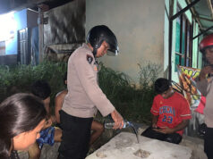 Pastikan Kamtibmas kondusif, Polsek Tansel intensifkan patroli malam di Kota Saumlaki