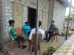 Bangun Kedekatan dengan Warga, Bhabinkamtibmas Adaut II laksanakan giat sambang Kamtibmas