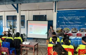 Sosialisasikan penerimaan Polri Tahun 2026, Bag SDM Polres Kepulauan Tanimbar hadir di SMA Neg. 8