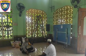 Jalin silaturahmi melalui DDS, Bhabinkamtibmas Saumlaki Utara sambangi Ketua MUI