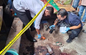 Pasca insiden ledakan amunisi GLM di Desa Atubul Dol, Sat Reskrim Polres Kepulauan Tanimbar gelar olah TKP