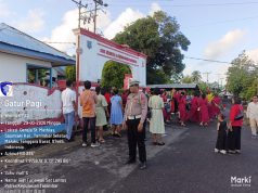 Tingkatkan rasa aman, Sat Lantas Polres Kepulauan Tanimbar amankan Misa Minggu Palma dan Ibadah Hari Minggu