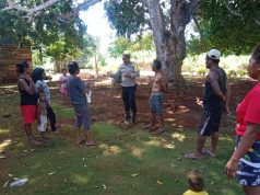 Ajak Warga cegah premanisme dan waspadai cuaca ekstrem, Bhabinkamtibmas Desa Welutu gelar sambang