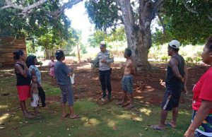 Ajak Warga cegah premanisme dan waspadai cuaca ekstrem, Bhabinkamtibmas Desa Welutu gelar sambang