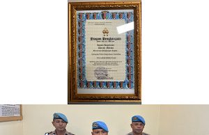 Ukir prestasi, Sipropam Polres Kepulauan Tanimbar raih penghargaan Polda Maluku saat Rakernis