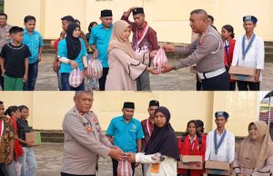 Sinergi Polri dan Pemuda, Polres Kepulauan Tanimbar dampingi OKP Cipayung bagikan Takjil Ramadan