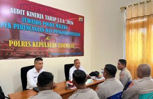 Perkuat tata kelola, Tim Audit Itwasda Polda Maluku lakukan pendalaman di Polres Kepulauan Tanimbar