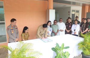 Gedung baru RSUD dr. P.P. Magretty diresmikan, Kapolres Kepulauan Tanimbar hadiri peresmian dan pemberkatan