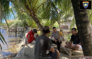 Sampaikan pesan Kamtibmas, Bhabinkamtibmas Lauran sambangi Warga binaan