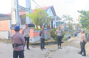 Berikan rasa aman, Polres Kepulauan Tanimbar amankan jalannya ibadah Jumat Agung