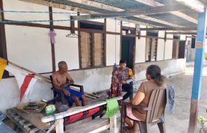 Aktif sambangi Warga, Bhabinkamtibmas Namtabung sampaikan pesan dan Imbauan Kamtibmas