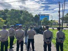 Polres Kepulauan Tanimbar kerahkan Personel, kawal ketat aksi unjuk rasa oleh LSM ALTAR