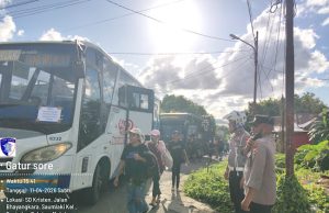 Pastikan kelancaran Konferensi AMGPM Ke-VIII, Polres Kepulauan Tanimbar perketat pengamanan rute