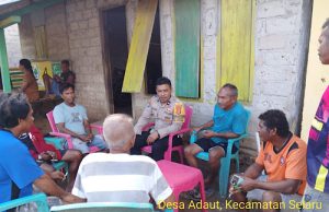 Tingkatkan Ketahanan Pangan dan Kamtibmas, Bhabinkamtibmas Adaut temui Warga lewat sambang dialogis