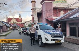 Sat Lantas Polres Kepulauan Tanimbar kawal ketat keberangkatan Jemaah Haji menuju Bandara