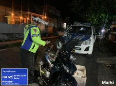 Antisipasi begal dan balap liar, Sat Lantas Polres Kepulauan Tanimbar intensifkan patroli di jam rawan