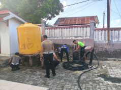 Jelang HUT Bhayangkara ke-80, Sat Lantas Polres Kepulauan Tanimbar gelar Baksos Religi di Gereja